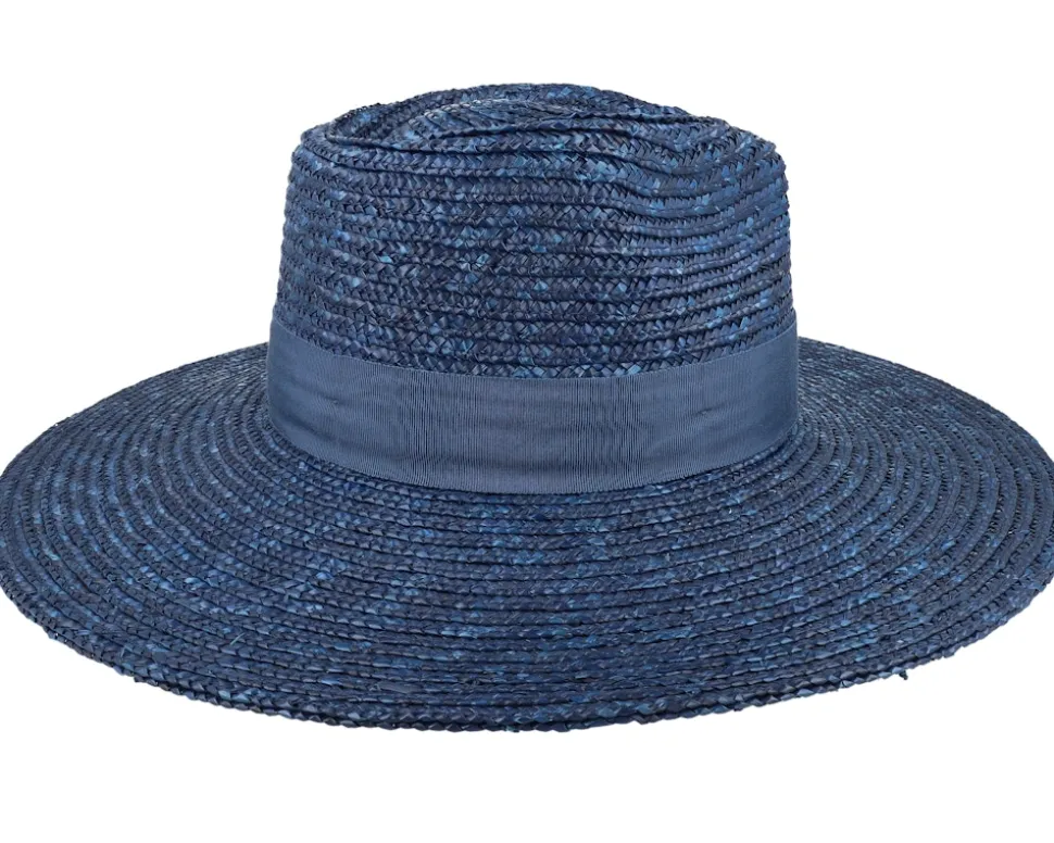 Joanna Hat Joe Blue Straw Hat - Brixton