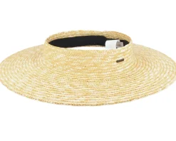 Joanna Visor Honey Straw Hat - Brixton