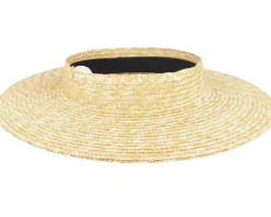 Joanna Visor Honey Straw Hat - Brixton