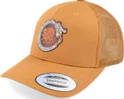 Jormundgand Sleipner Patch Caramel Trucker - Vikings