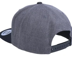 Jormungandr Charcoal Grey/Black Snapback - Vikings