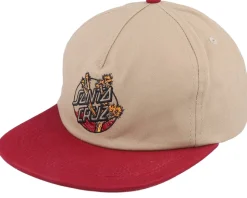 Joshua Tree Dot Cap Oat/Blood Strapback - Santa Cruz