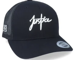 Justice Script 3D Black Trucker - Fair