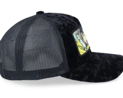 K Bye. Pop Art Velvet Black A-Frame Trucker - Calza Pennello