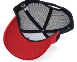 K Bye. Pop Art Velvet Red/Black A-Frame Trucker - Calza Pennello