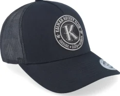 Kalmar HC Black/Stealth Grey Patch A-frame Black Trucker - Hatstore