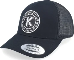 Kalmar HC Black/White Patch A-frame Black Trucker - Hatstore