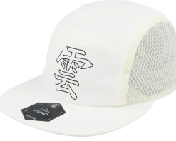 Kanji Outline Vent White 5-panel - Kumo