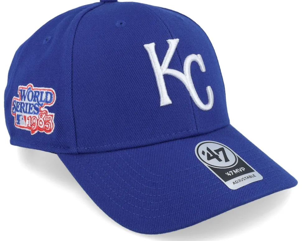 Kansas City Royals World Series Sure Shot Mvp Royal Blue Adjustable - 47 Brand