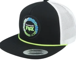 Kawasaki Black/White Rope Snapback Trucker - Fox