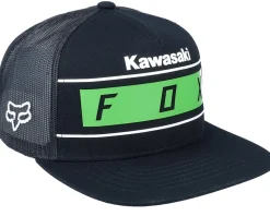Kawi Stripes Hat Black Trucker - Fox