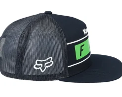 Kawi Stripes Hat Black Trucker - Fox