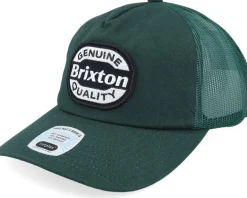 Keaton Hat Deep Forest/Deep Forest A-Frame Trucker - Brixton