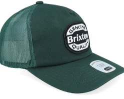 Keaton Hat Deep Forest/Deep Forest A-Frame Trucker - Brixton
