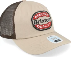 Keaton Hat Sand/Sepia Trucker - Brixton