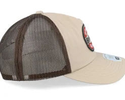 Keaton Hat Sand/Sepia Trucker - Brixton