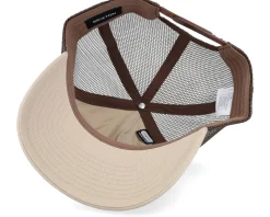 Keaton Hat Sand/Sepia Trucker - Brixton