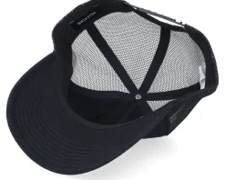 Keaton Medium Profile Hat Black/Black Trucker - Brixton