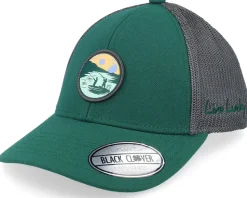 Kelce Green W Charcoal Mesh W Patch Trucker - Black Clover