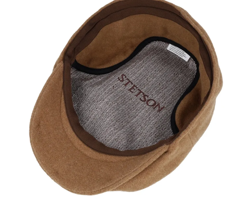Kent Earflap Wool/Cashmere Flatcap - Stetson