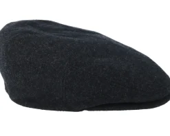 Kent Wool/Cashmere Black Flat Cap - Stetson
