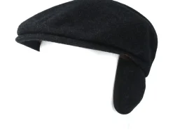 Kent Wool/Cashmere Black Flat Cap - Stetson