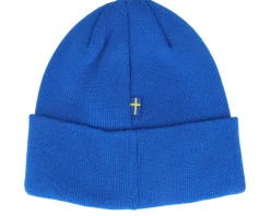 Kids 1960 Logo Hat Alpine Blue Cuff - Fjällräven