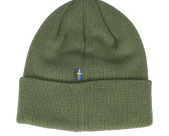 Kids 1960 Logo Hat Caper Green Cuff - Fjällräven
