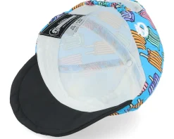 Kids 0-6 Months Pop Neon Blue Short Brim Aqua Dream Adjustable - Headster