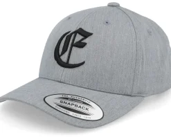 Kids A Letter 3d Heather Grey Adjustable - Kiddo Cap