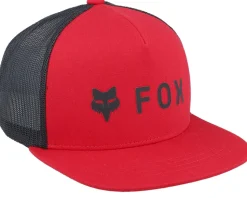 Kids Absolute Mesh Flame Red/Black Trucker - Fox