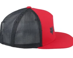 Kids Absolute Mesh Flame Red/Black Trucker - Fox