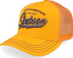 Kids American Heritage Classic Orange A-Frame Trucker - Stetson