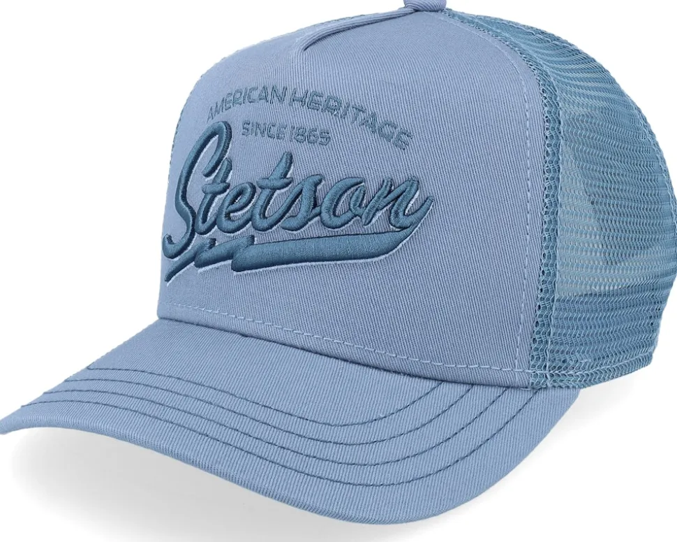 Kids American Heritage Classic Dusty B Blue A-Frame Trucker - Stetson