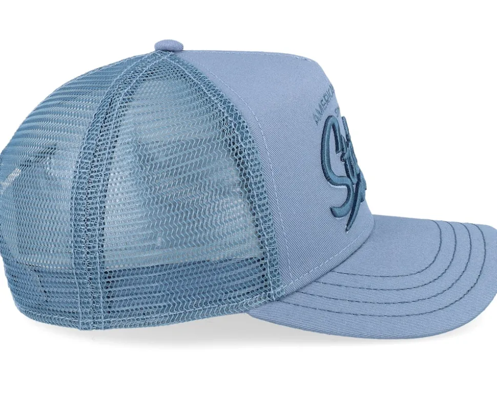 Kids American Heritage Classic Dusty B Blue A-Frame Trucker - Stetson
