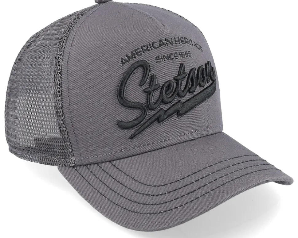 Kids American Heritage Classic Grey Trucker - Stetson