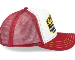 Kids American Heritage White/Maroon Trucker - Stetson