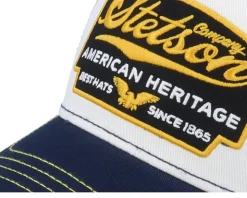 Kids American Heritage White/Navy Trucker - Stetson