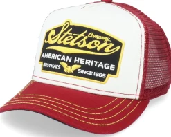 Kids American Heritage White/Navy Trucker - Stetson