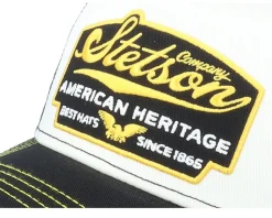 Kids American Heritage White/Black Trucker - Stetson