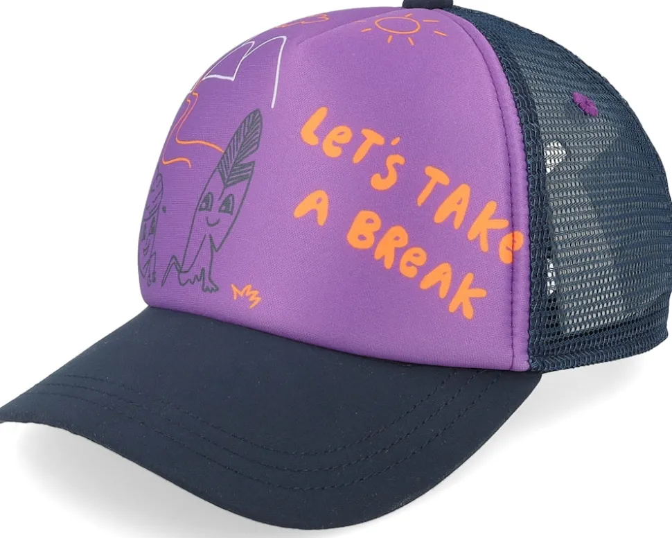 Kids Animal Mesh Cap K Sea Rose Trucker - Jack Wolfskin