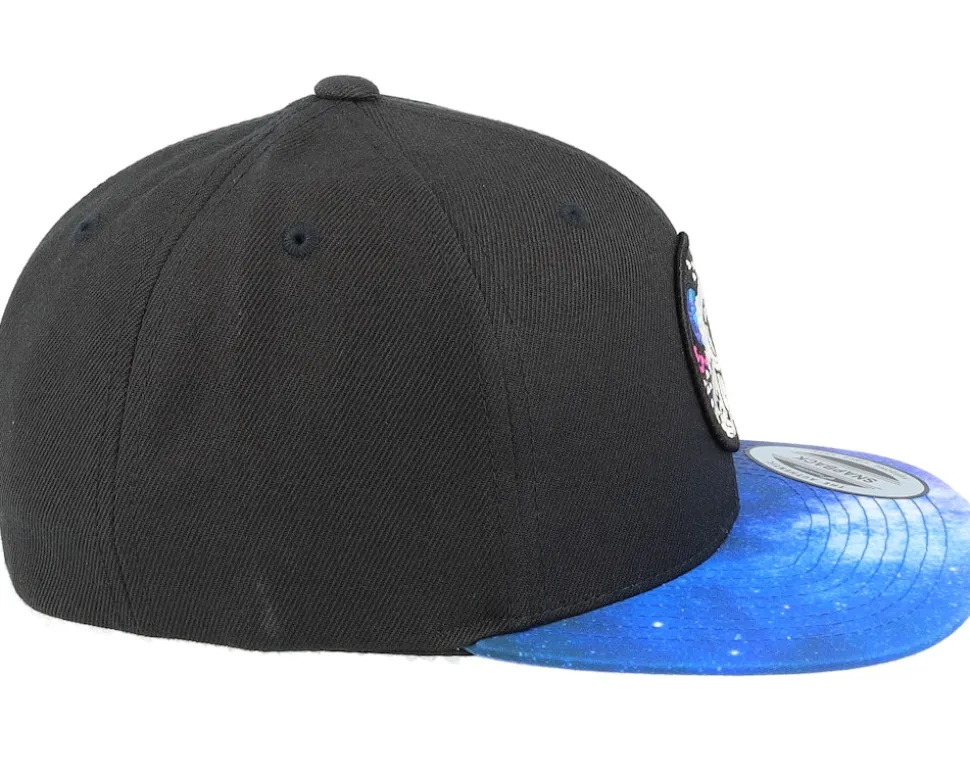 Kids Astronaut Black/Space Snapback - Kiddo Cap