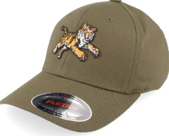 Kids Attacking Tiger Navy Flexfit - Kiddo Cap