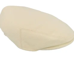 Kids Baby Cotton Beige Flat Cap - Jaxon & James
