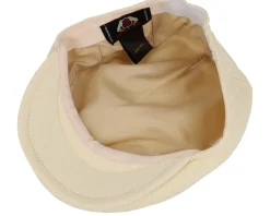 Kids Baby Cotton Beige Flat Cap - Jaxon & James