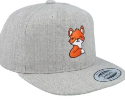 Kids Baby Fox Grey Snapback - Kiddo Cap