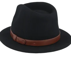 Kids Baby Messer Black Fedora - Brixton