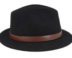 Kids Baby Messer Black Fedora - Brixton