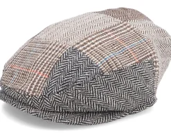 Kids Baby Patchwork Multi Flat Cap - Jaxon & James