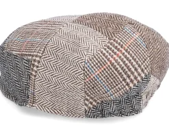Kids Baby Patchwork Multi Flat Cap - Jaxon & James